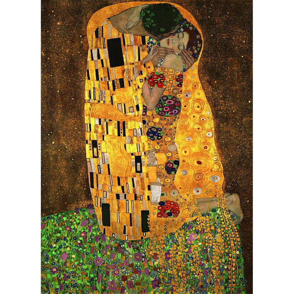 Gustav Klimt's "The Kiss"