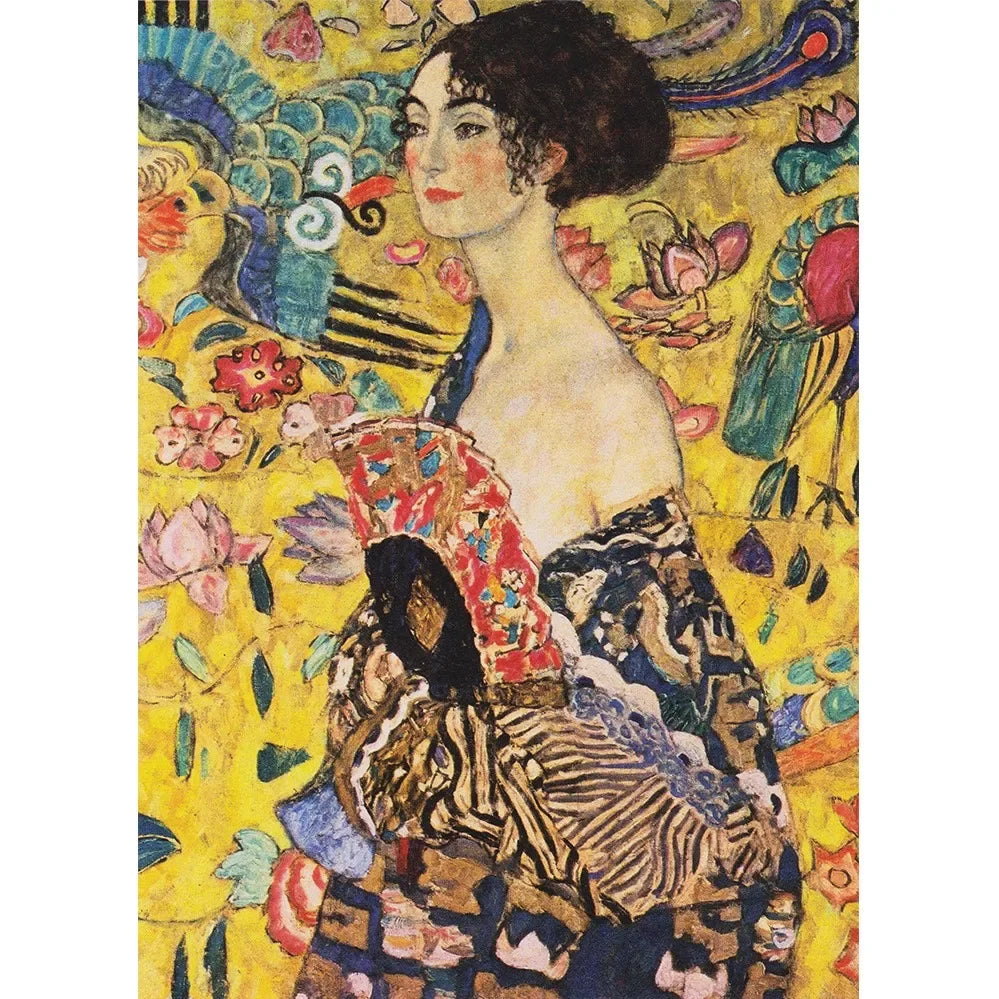 Gustav Klimt's "Lady With Fan"