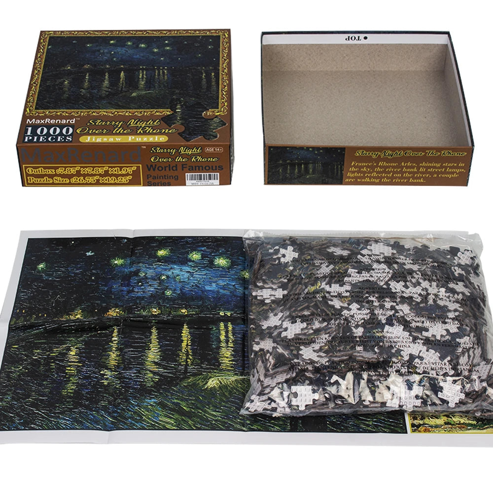 Vincent Van Gogh's "Starry Night Over The Rhone"