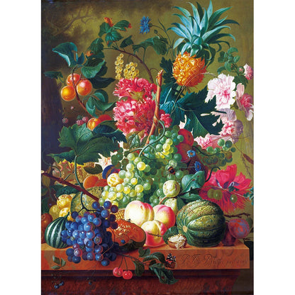 Paulus Theodorus van Brussel's "Fruit and Flowers"