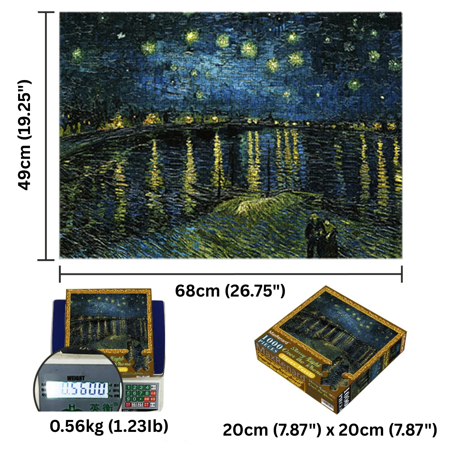 Vincent Van Gogh's "Starry Night Over The Rhone"